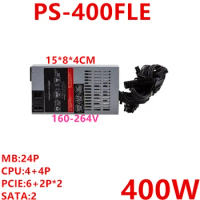 New Original PSU For 1stplayer ITX FLEX NAS Small 1U A4 K39 S3 RTX2070 5700 RX5600XT RTX2060 Rated 400W Power Supply PS-400FLE