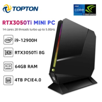 2024 Topton Gaming Mini Computer Intel Core i9 12900H i7 12700H With Nvidia RTX3050 8G Desktop PC PCIE 4.0 WiFi 6 BT5.2