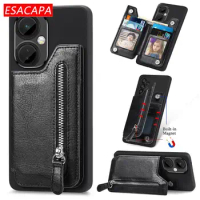 Nord N30 Zipper Cards Wallet Leather Phone Case For Oneplus Nord CE 3 Lite Card Holder Cover For Oneplus Nord N30 5G ce3lite