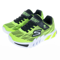 【SKECHERS】男童鞋系列 燈鞋 FLEX-GLOW ELITE(400137LLMBK)