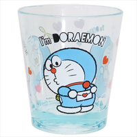 哆啦A夢 情書 水晶杯(綠) 水杯 小叮噹 日貨 正版授權J00012851