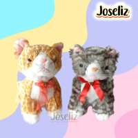 Boneka Kucing Anggora Duduk 30cm Yelvo Empuk