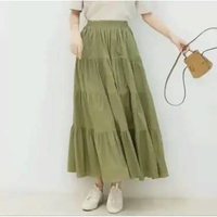ROK SUSUN MAXI SKIRT//ROK PREMIUM //ROK WANITA TERBARU MINT SAGE