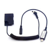 USB C Cable Display 9V+EN EL14 Dummy Battery EP 5A Coupler with Spring Cable for Nikon D3200 D3300 D3500 D5100 D5300 D5500 D5600