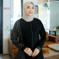 Selina Dress Gamis Abaya Wanita Muslim Turki by Mumtaz Mewah Cantik