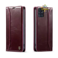 Casing Samsung M51 Crossgrain Super Wallet Cross Grain Case PE Leather Full 360 Degree TPU Waterproo