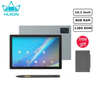 HUION Kamvas Slate 10 Tablet Android Pad 10 Inch Drawing Graphics Tablet FHD Finger Touchscreen 8G RAM 128G ROM, Case for Gift