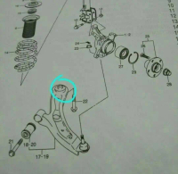 Bushing lower arm balljoint suzuki sx4 neo baleno SNB SPS