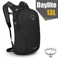 【OSPREY】Daylite 13L 超輕多功能隨身背包/攻頂包(水袋隔間+緊急哨+筆電隔間) 黑 R