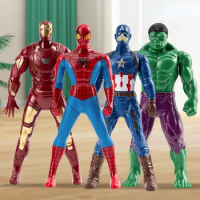 Press and rotate Ultradiga Hulk figurine, Iron Man Spider Man Reunion Birthday Gift, Children's Toy
