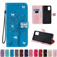 Sunjolly Diamond Case for OPPO Realme C55 C53 A98 A1 F23 A78 Reno 10 Pro A38 A18 11X Butterfly Rhinestone PU Leather Phone Case