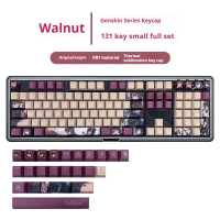 [Hot]Genshin Hutao Theme Keycap 131 Key Cherry Profile Pbt Heat Sublimation Mechanical Keyboard Anim