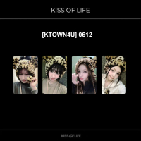KISS OF LIFE 224 Live Love Laugh Lomo การ์ด, 4 ชิ้น/เซ็ต, Midas Touch, ไม่มีอะไรที่เกิดจาก XX Photoc