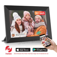 WiFi Frameo Digital Photo Frame, 10.1 ", 32GB, Smart Digital Picture Frame, 1280x800 IPS HD Touch Screen