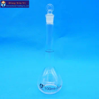 100ml Transparent volumetric flask flint glass flask volumetric Laboratory volumetric flask