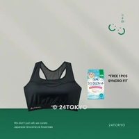 24Tokyo - Phiten Sport Bra Olahraga Gym Yoga Lari Seamless Cepat Kering Nyaman Stabil Jepang Ukuran 