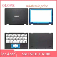 New Original For Acer Spin 1 SP111-33 N18H1 Laptop LCD Back Cover Front Bezel Upper Palmrest Bottom Base Case Keyboard Hinges