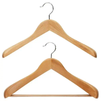HANGER KAYU DEWASA  SUPER TEBAL | HANGER GANTUNGAN BAJU  (WOOD )