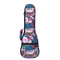 kids gifts 21 23 26 inches ukulele small guitar bag backpack padded case tenor concert soprano case Lanikai-Luna-Mahalo Ukues