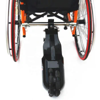 Rear drive motor for wheelchairs