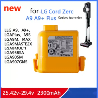 For LG A9M,A9MULTI,A958,A9 Plus A905M A907GMS A905RM A908MVR EAC63382201 Series Vacuum Cleaner Battery