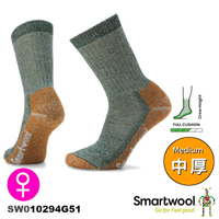 【速捷戶外】Smartwool 美麗諾羊毛襪 SW010294G51 女中級減震途步中長襪(深鼠尾草),登山/健行/旅遊