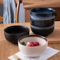 日式陶瓷湯碗復古大號拉面碗家用大碗學生泡面碗小米粥碗面條碗