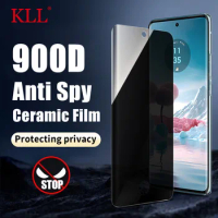 3D Curved Anti-spy Privacy Ceramic Film For Motorola Edge 30 Ultra 40 Neo Edge Plus Screen Protector Moto X40 X30 S30 Pro film