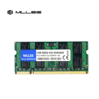 MLLSE New Sealed SODIMM DDR2 533Mhz 1GB PC2-4300 Memory for Laptop RAM,Good quality!compatible with all motherboard!