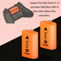 2Pcs 1400mAh XBox Ni-MH Battery for Xbox Series X S Xbox One S Xbox One X Xbox One Elite Wireless Controller Xbox