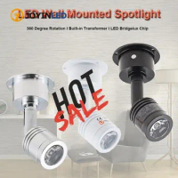 Hot Sale Recessed Led Mini Downlights 3W AC90-260V DC12V 360 Degree Rotating Spot Lighting LED Ceiling Down Lamp Indoor Lighting