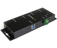 [2美國直購] 集線器 StarTech.com ST4300USBM 4-Port USB 3.0 Hub – Industrial USB Expansion Hub with ESD Protection