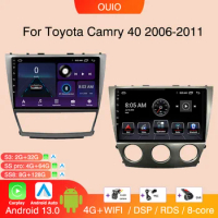 Android 13 Carplay radio For Toyota Camry 40 2007-2011 Car stereo Multimedia Player android Auto GPS navigation 2DIN DSP