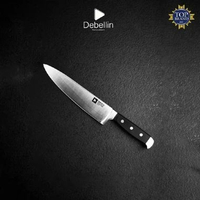 Debellin CHEF KNIFE 8” Messer Pro Premium German Stainless Steel 4116 Black