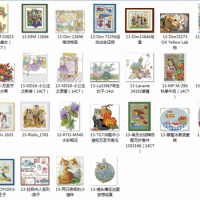 Top Selling 10.99usd Styles 1 Counted Cross Stitch 11CT 14CT 18CT DIY Chinese Cross Stitch Kits Embroidery Needlework Sets
