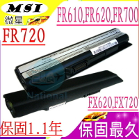 微星 BTY-S14 電池(保固最久)- MSI FR400 FR600 FR610 FR620 FR700 FR720 FX620 FX720 BTY-S15 BTY-M6E BTY-S14 400
