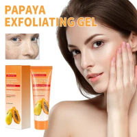 Papaya Peeling Gel clean keratin Facial skin removal melanin Whitening Repair brighten body care exfoliating Moisturizing Cream