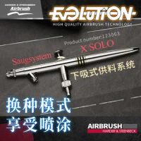 HARDER &amp; STEENBECK AIRBRUSH AEROGRAFO 123063 EVOLUTION X SOLO 0.4mm HIGH QUALITY