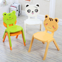 兒童凳子卡通小板凳家用寶寶防滑塑料動物坐凳可愛小凳子靠背椅