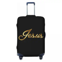 Custom Jesus Luggage Cover Cute Christian God Bible Faith Christianity Quote Christ Religious Suitcase Protector Covers