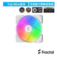 【Fractal Design】Aspect RGB 14cm 散熱風扇-白