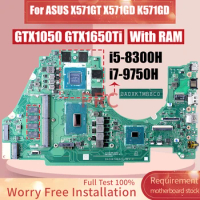 DA0XKTMB8C0 For ASUS X571GT X571GD K571GD Laptop Motherboard GTX1050 GTX1650Ti i5-8300H i7-9750H With RAM Notebook Mainboard
