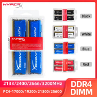 Memoria Ram DDR4 16GB (2x8GB) 32GB (2x16GB) Kit RAM 3200MHz 2666MHz 2400MHz 2133MHz Desktop RAM 1.2V DIMM PC4-21300 25600 HyperX
