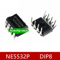 10pcs New NE5532P DIP8 Low noise high performance op amp IC chip
