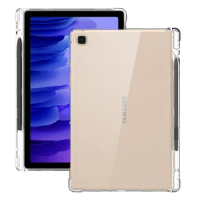 2022 Silicone TPU Case for Samsung Galaxy Tab S7FE A7 Lite S6 A8 Anti-drop with Pen Tray Tablet Case for T730 T735 S7+ T970 T975