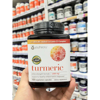 美國Youtheory 薑黃素特強配方 C3複合物 1,000毫克/每食用份量 150粒素食膠囊