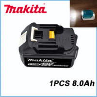 Original Makita 18V 8000mAh Lithium-Ion Replacement Battery Power Tool Rechargeable Battery Makita USB Adapter BL1860 BL1850