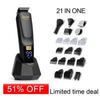 OLOV Beard/Hair Trimmer for Men All-in-One Mens Grooming Kit for Beard, Nose, face, Cordless Hair Cl