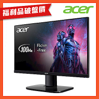 (福利品)Acer 宏碁 KA240Y H 24型VA電腦螢幕 AMD FreeSync ｜100hz抗閃
