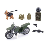 Locking Camouflage Soldier Tactical vest Soldier Military City SWAT Guns MOC Weapon Building Mini Blocks Bricks Figures Toys